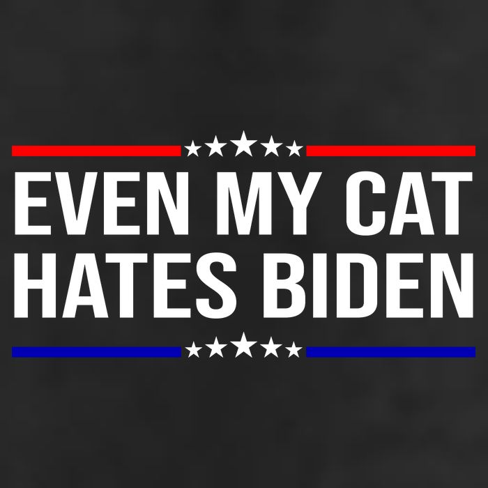 Even My Cat Hates Biden Funny Anti Biden FJB Adult Drive Performance Visor