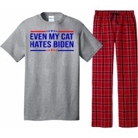 Even My Cat Hates Biden Funny Anti Biden FJB Pajama Set