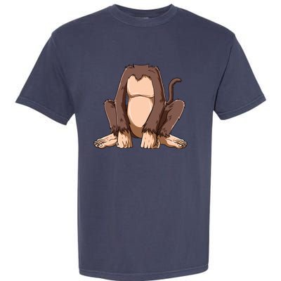 Easy Monkey Costume Monkey Body Headless Monkey Costume Garment-Dyed Heavyweight T-Shirt