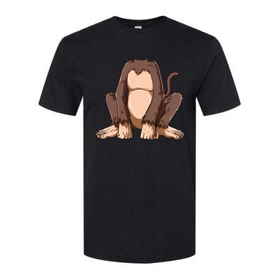 Easy Monkey Costume Monkey Body Headless Monkey Costume Softstyle® CVC T-Shirt