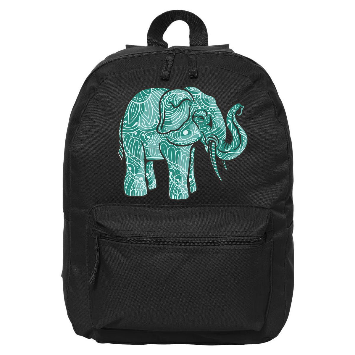 Elephant Mandala Cute Gift 16 in Basic Backpack