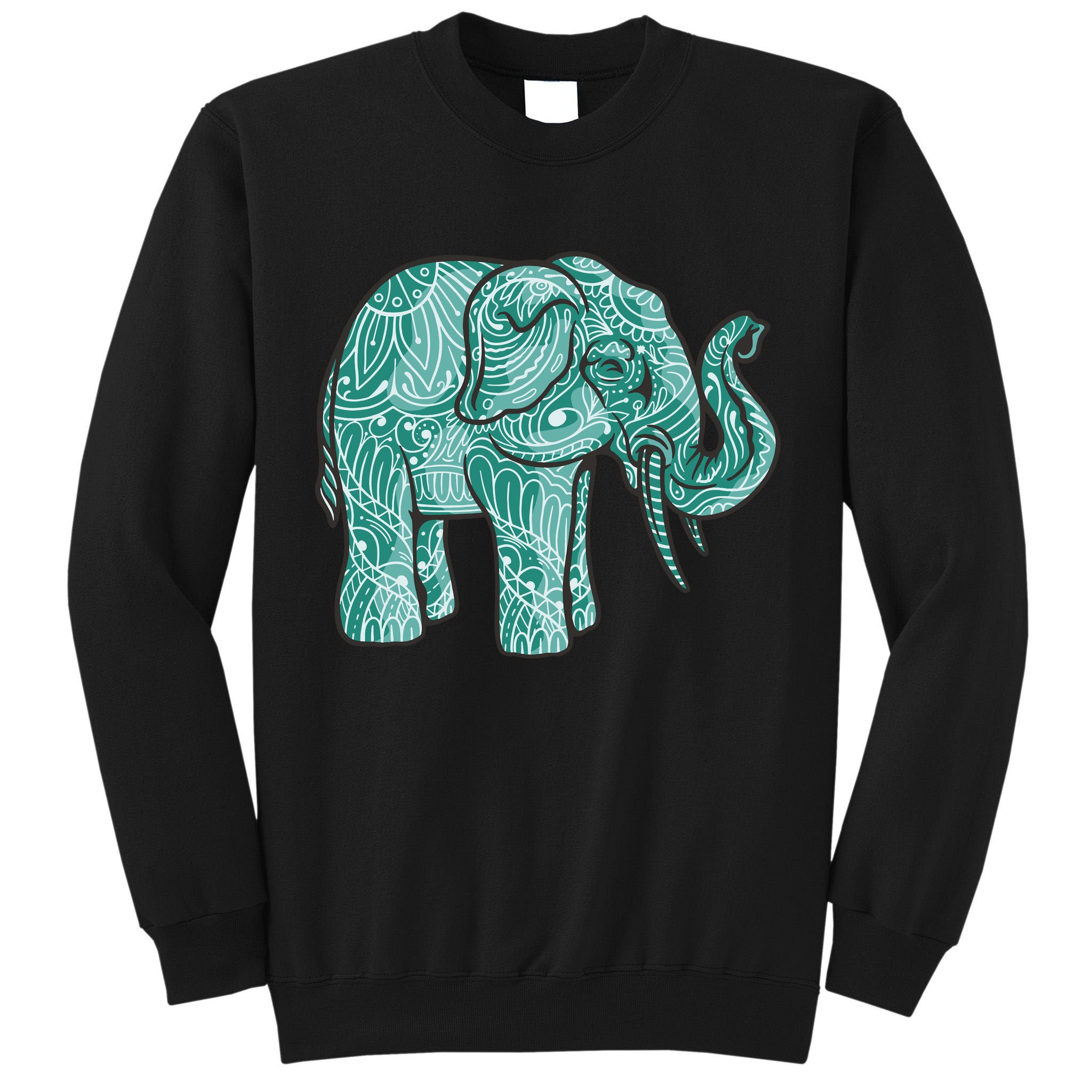 Elephant Mandala Cute Gift Tall Sweatshirt