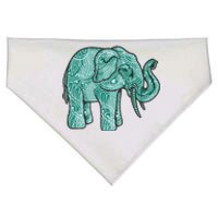 Elephant Mandala Cute Gift USA-Made Doggie Bandana