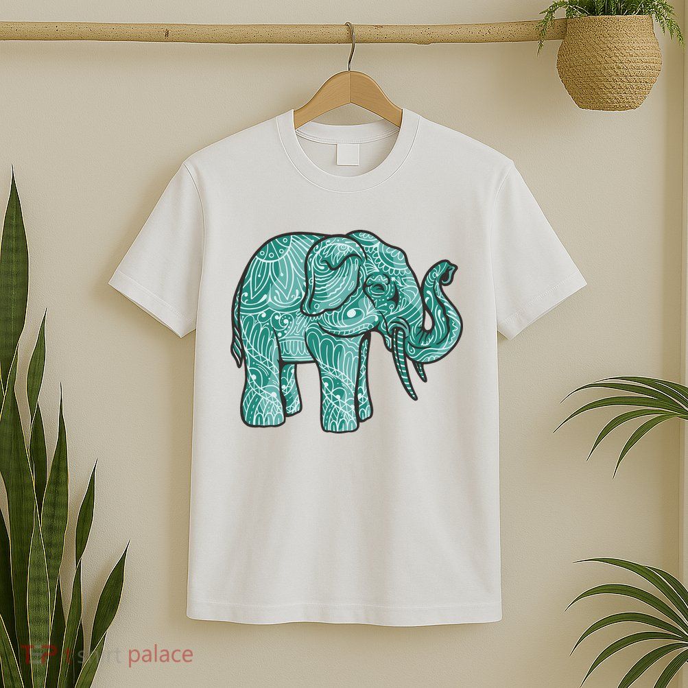 Elephant Mandala Cute Gift T-Shirt