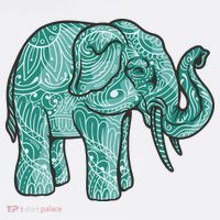 Elephant Mandala Cute Gift T-Shirt