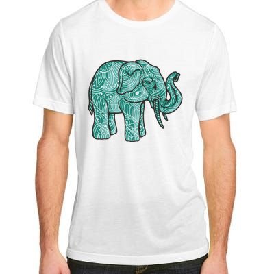 Elephant Mandala Cute Gift Adult ChromaSoft Performance T-Shirt