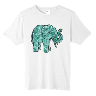 Elephant Mandala Cute Gift Tall Fusion ChromaSoft Performance T-Shirt