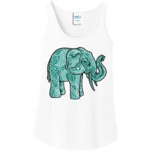 Elephant Mandala Cute Gift Ladies Essential Tank