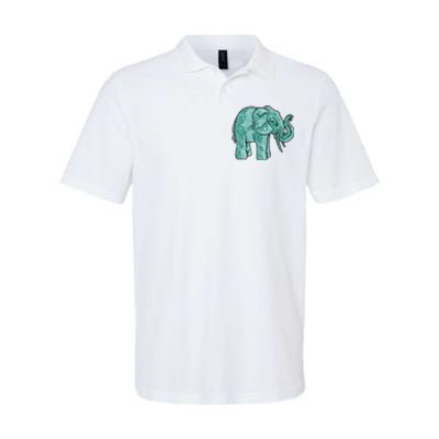 Elephant Mandala Cute Gift Softstyle Adult Sport Polo