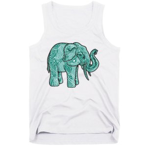 Elephant Mandala Cute Gift Tank Top