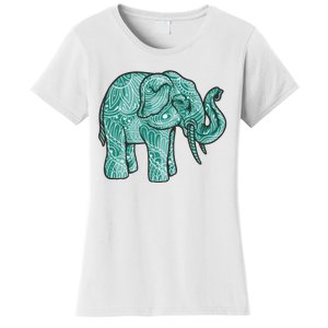 Elephant Mandala Cute Gift Women's T-Shirt