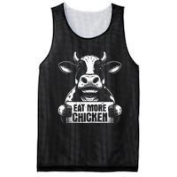 Eat More Chicken Funny Cow Beef Meat Bbq Lover Mesh Reversible Basketball Jersey Tank