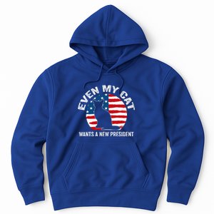 Even My Cat Wants A New President Hoodie