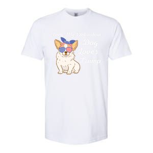 Even My Chihuahua Dog Loves Trump The Felon 2024 Us Election Gift Softstyle CVC T-Shirt