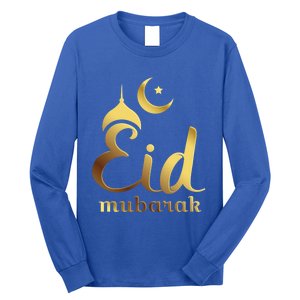 Eid Mubarak Celebrate With Unity For Muslims Eid Fitr Adha Cool Gift Long Sleeve Shirt