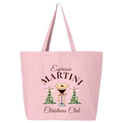 Espresso Martini Christmas Club Coquette Bow Xmas Pajamas 25L Jumbo Tote
