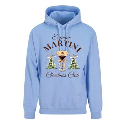 Espresso Martini Christmas Club Coquette Bow Xmas Pajamas Unisex Surf Hoodie