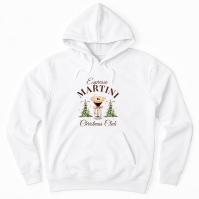 Espresso Martini Christmas Club Coquette Bow Xmas Pajamas Hoodie