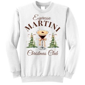 Espresso Martini Christmas Club Coquette Bow Xmas Pajamas Sweatshirt