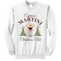 Espresso Martini Christmas Club Coquette Bow Xmas Pajamas Sweatshirt