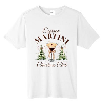 Espresso Martini Christmas Club Coquette Bow Xmas Pajamas Tall Fusion ChromaSoft Performance T-Shirt