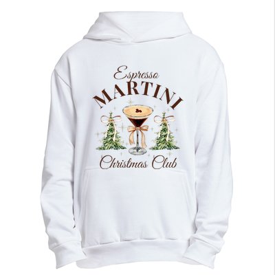 Espresso Martini Christmas Club Coquette Bow Xmas Pajamas Urban Pullover Hoodie