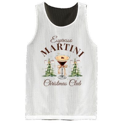 Espresso Martini Christmas Club Coquette Bow Xmas Pajamas Mesh Reversible Basketball Jersey Tank