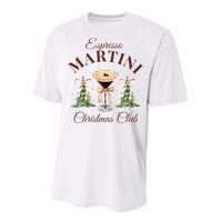 Espresso Martini Christmas Club Coquette Bow Xmas Pajamas Performance Sprint T-Shirt