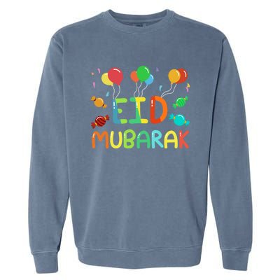 Eid Muslim Clothing Eid Mubarak Gift Garment-Dyed Sweatshirt