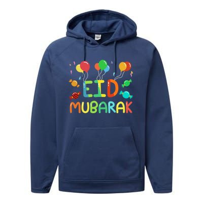 Eid Muslim Clothing Eid Mubarak Gift Performance Fleece Hoodie