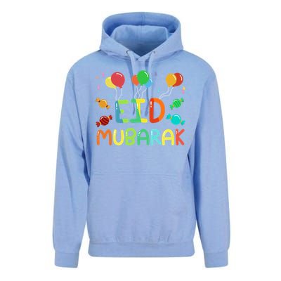 Eid Muslim Clothing Eid Mubarak Gift Unisex Surf Hoodie