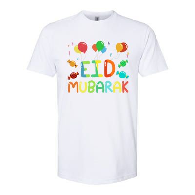 Eid Muslim Clothing Eid Mubarak Gift Softstyle CVC T-Shirt