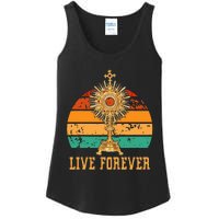 Eucharist Monstrance Catholic Church Lives That Forever Ladies Essential Tank