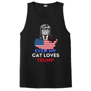 Even My Cat Loves Trump 2024 Cat Lovers Support Trump PosiCharge Competitor Tank