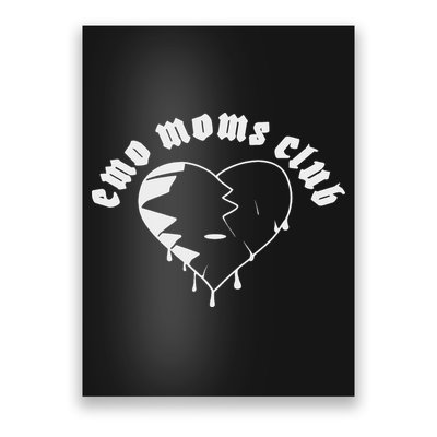Emo Moms Club Emo Rock 2000s Pop Punk Band Music Poster