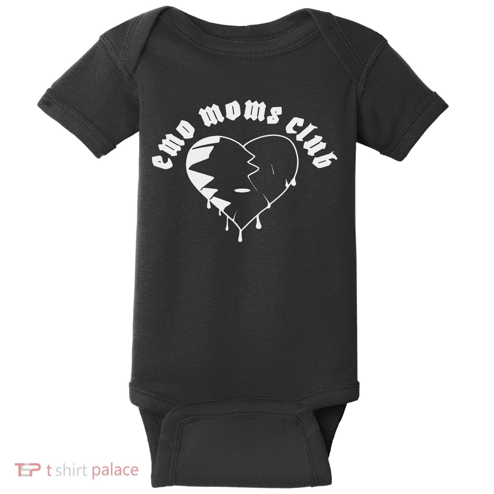 Emo Moms Club Emo Rock 2000s Pop Punk Band Music Baby Bodysuit