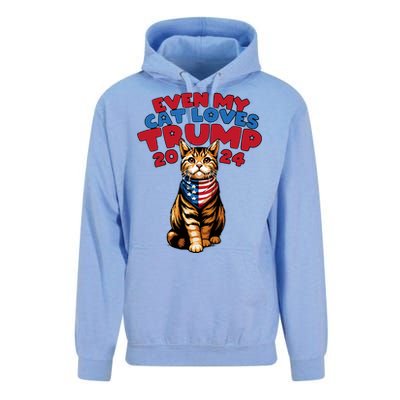 Even My Cat Loves Trump 2024 Unisex Surf Hoodie