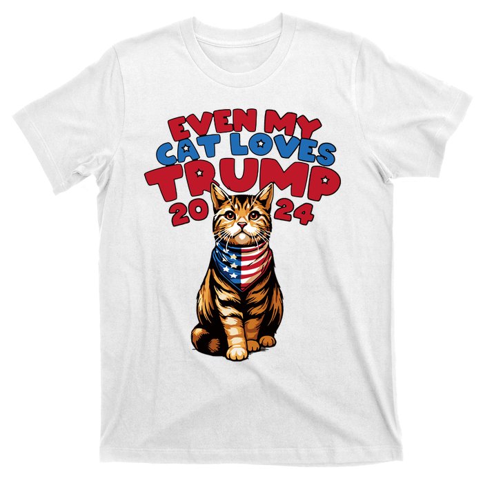 Even My Cat Loves Trump 2024 T-Shirt