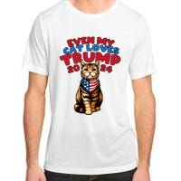 Even My Cat Loves Trump 2024 Adult ChromaSoft Performance T-Shirt