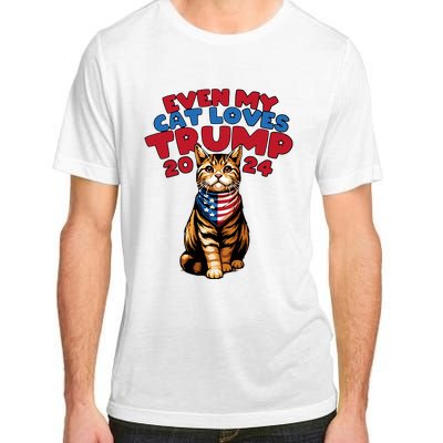 Even My Cat Loves Trump 2024 Adult ChromaSoft Performance T-Shirt