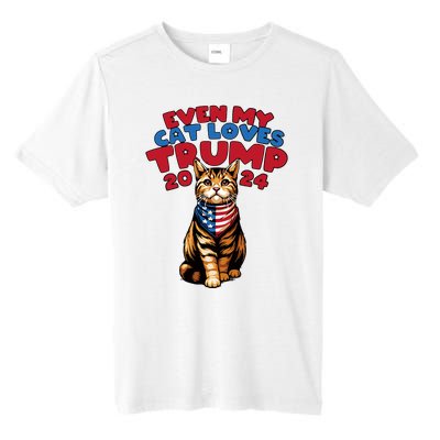 Even My Cat Loves Trump 2024 Tall Fusion ChromaSoft Performance T-Shirt