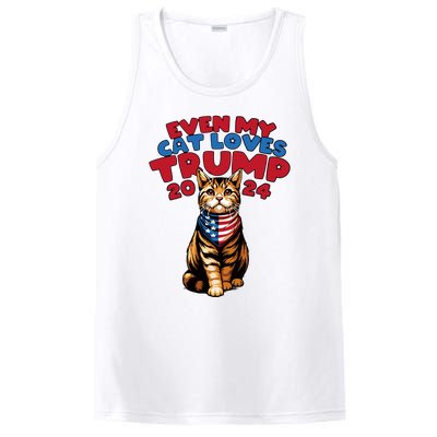 Even My Cat Loves Trump 2024 PosiCharge Competitor Tank