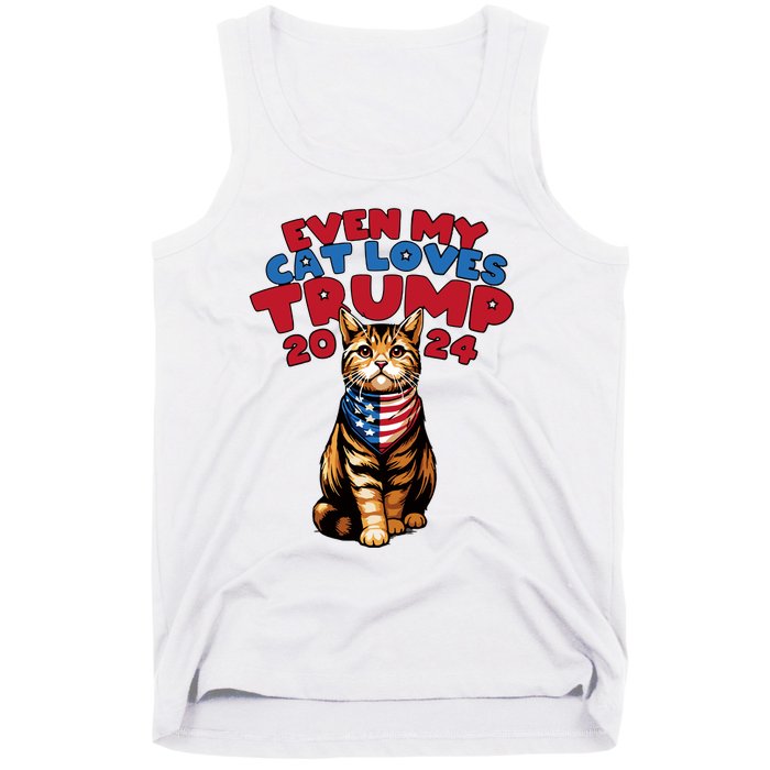 Even My Cat Loves Trump 2024 Tank Top