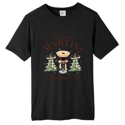 Espresso Martini Christmas Club Coquette Bow Xmas Pajamas Meaningful Gift Tall Fusion ChromaSoft Performance T-Shirt