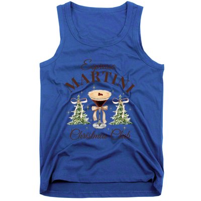 Espresso Martini Christmas Club Coquette Bow Xmas Pajamas Meaningful Gift Tank Top