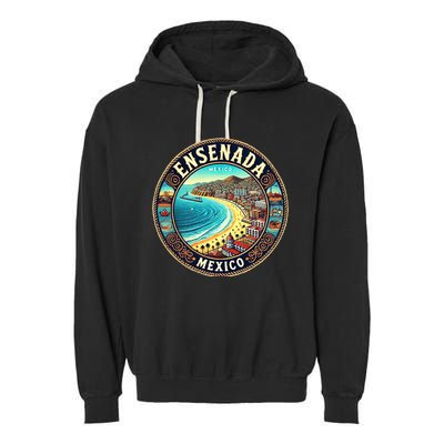 Ensenada Mexico Cruise Destination Garment-Dyed Fleece Hoodie