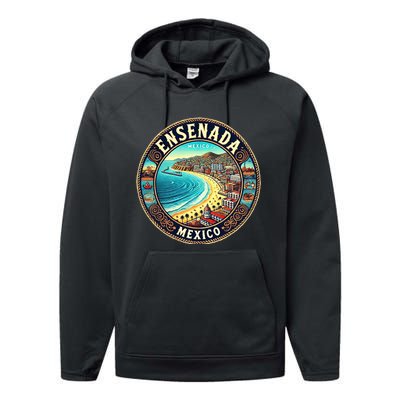 Ensenada Mexico Cruise Destination Performance Fleece Hoodie