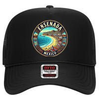 Ensenada Mexico Cruise Destination High Crown Mesh Back Trucker Hat