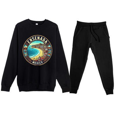 Ensenada Mexico Cruise Destination Premium Crewneck Sweatsuit Set