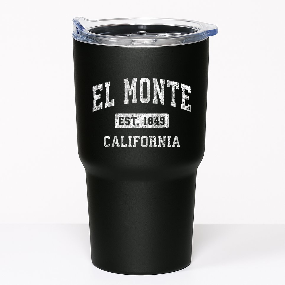 El Monte California Ca Vintage Established Sports Tumbler